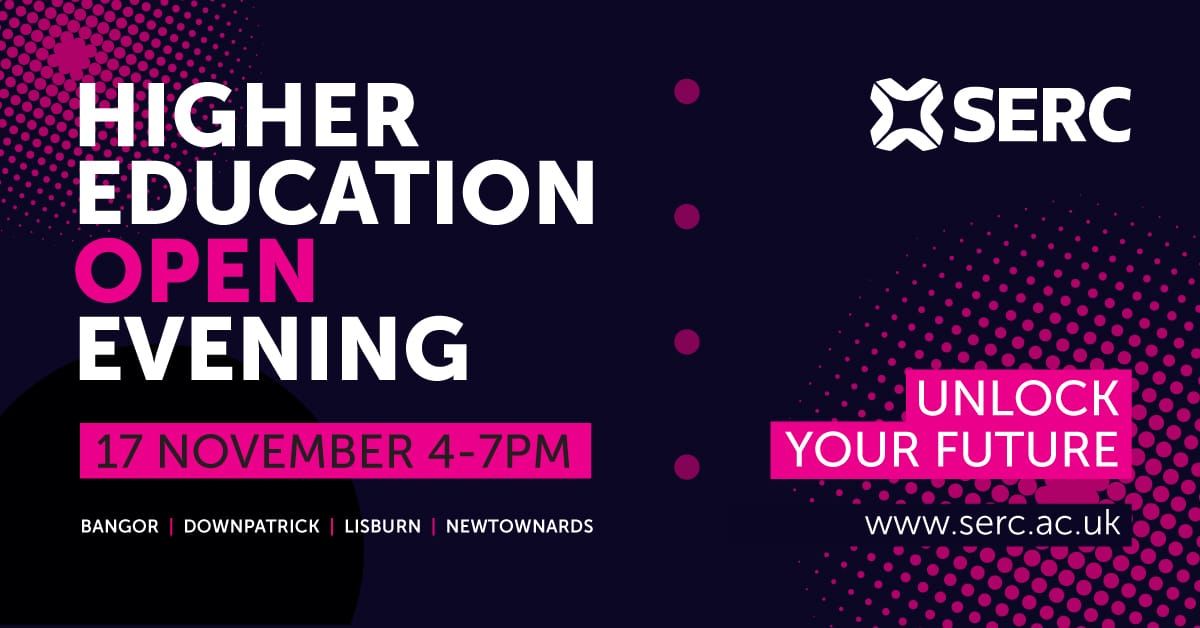 Higher Education Open Evening | 17 November | 4-7pm